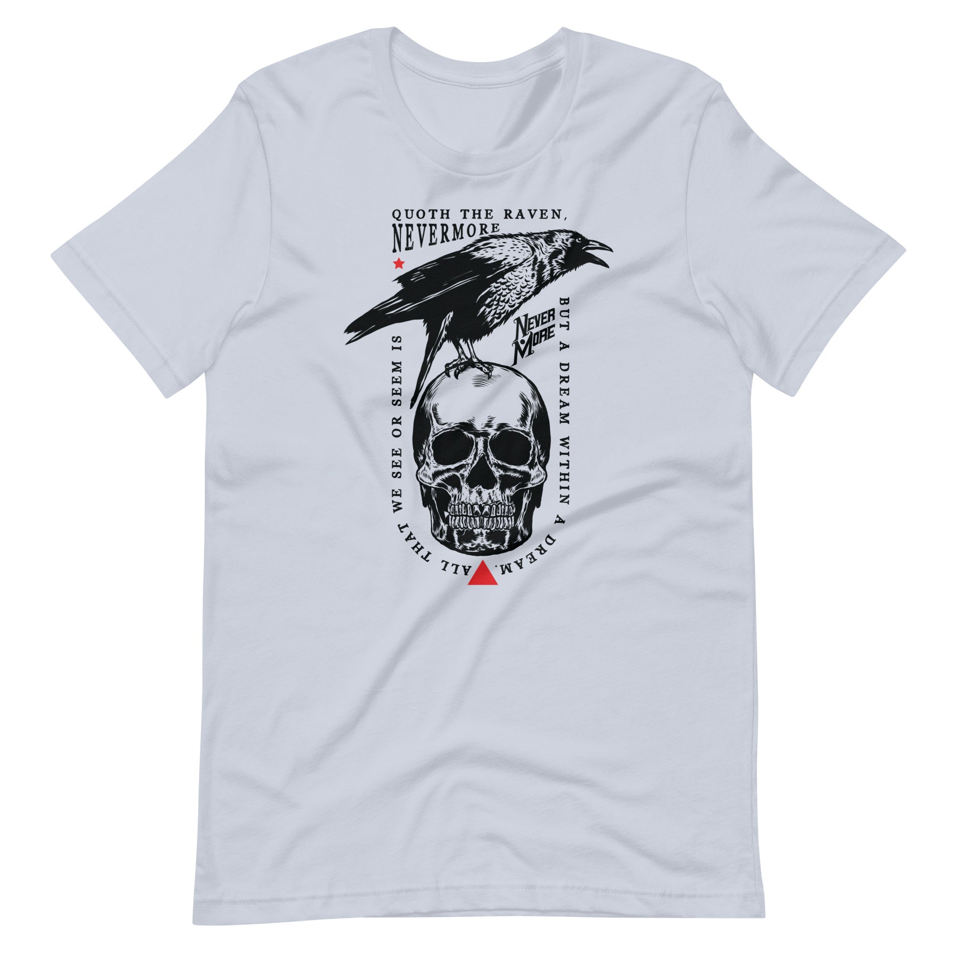 Quoth the Raven - Men's t-shirt - Light Blue Front