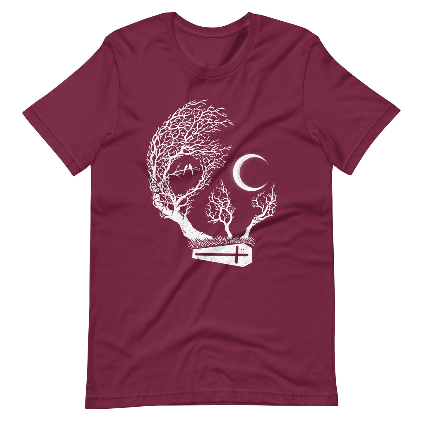 Friday Night Death - Men's t-shirt - Maroon Front