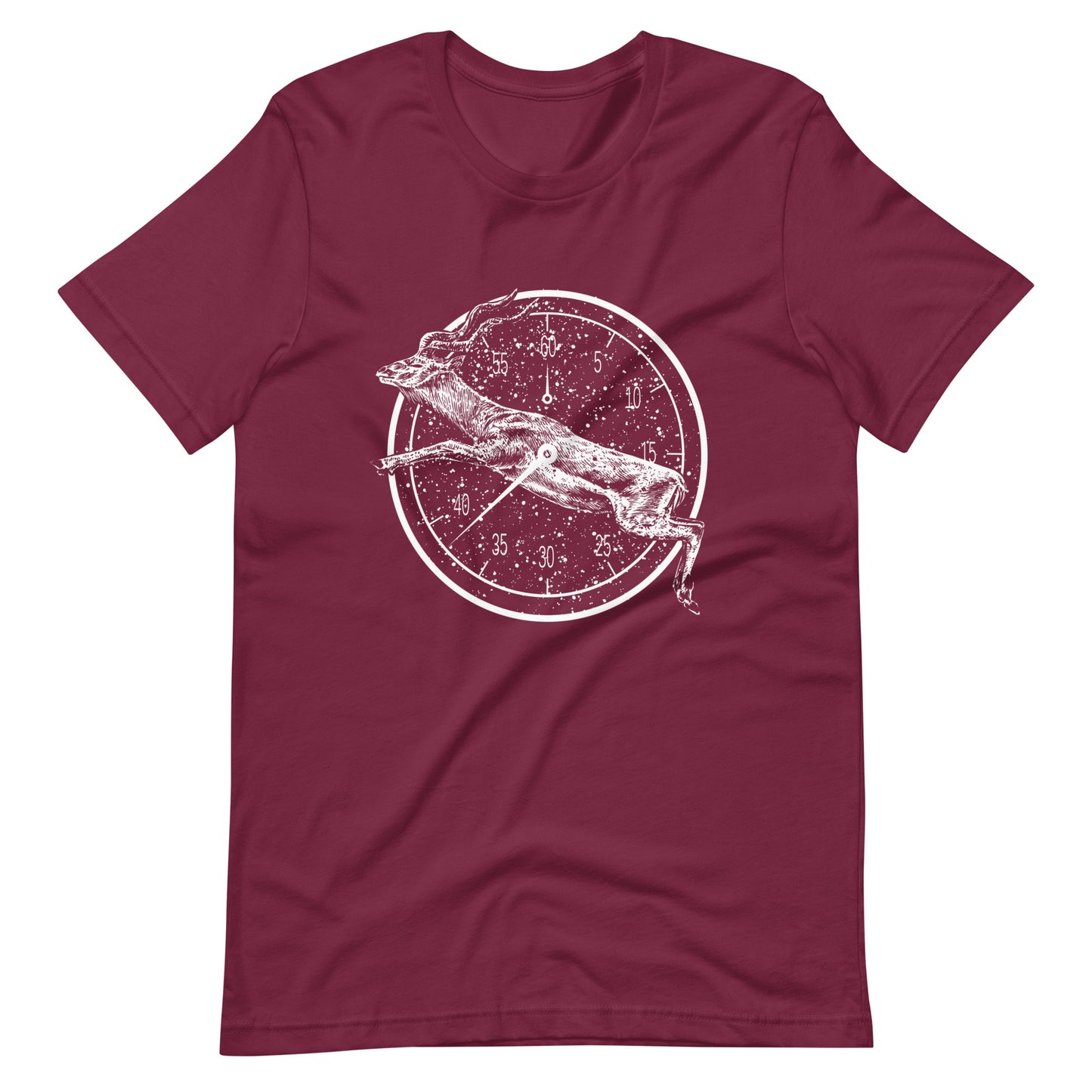 Algoritma - Men's t-shirt - Maroon Front