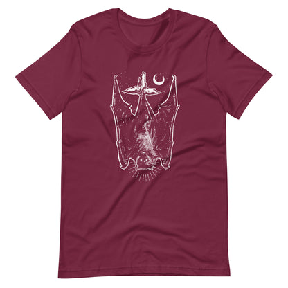 Bat - Men's t-shirt - Maroon Front