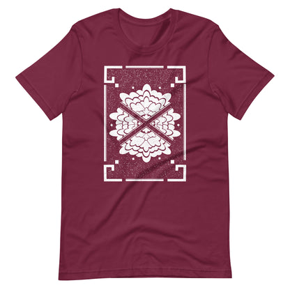 Flower - Men's t-shirt - Maroon Front