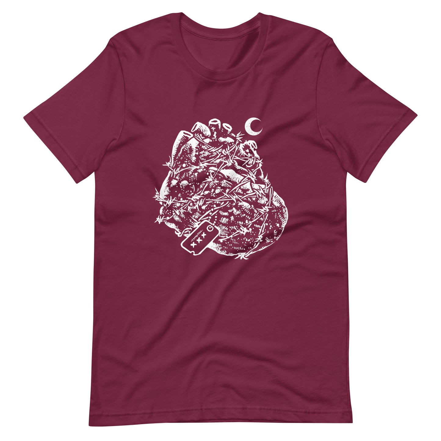 Heart Heroes - Men's t-shirt - Maroon Front