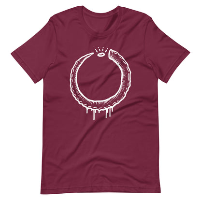 Horns - Men's t-shirt - Maroon Front