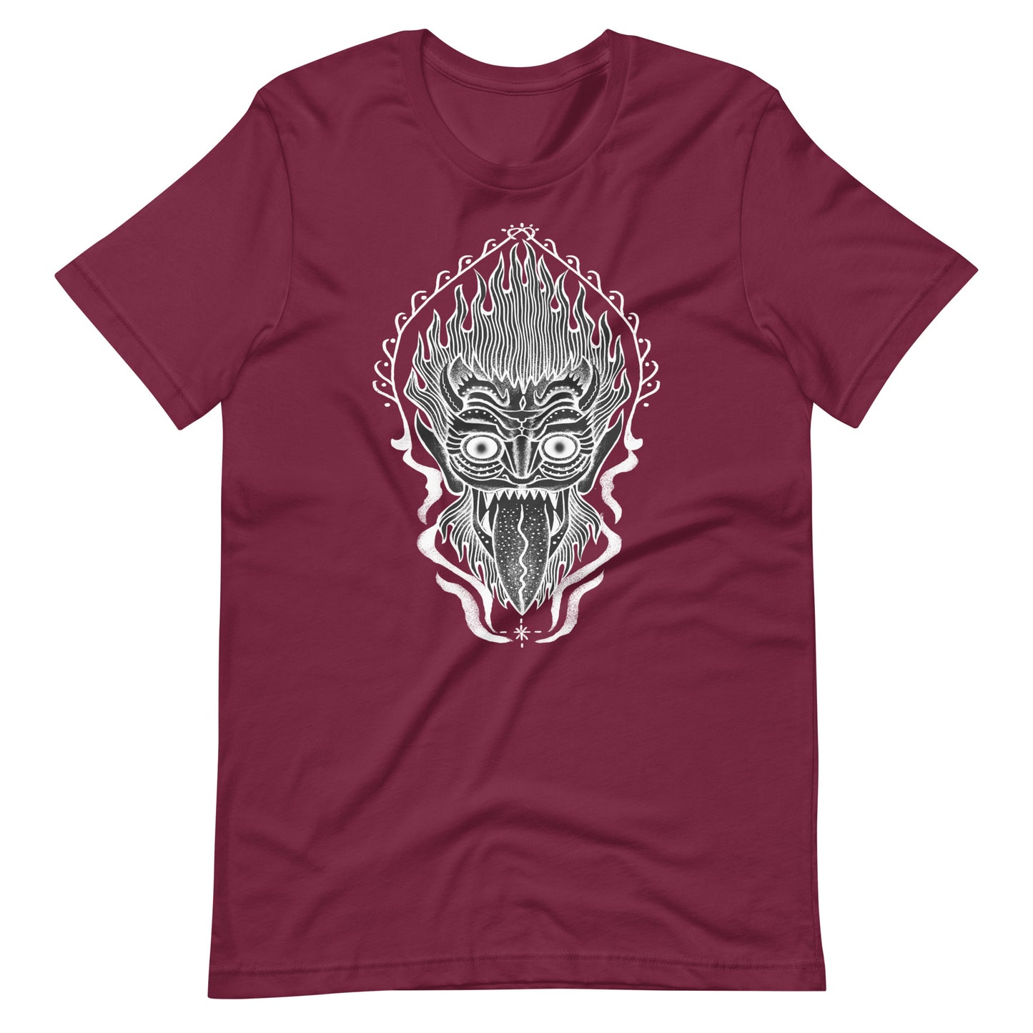 King of Fire - Men's t-shirt - Maroon Front