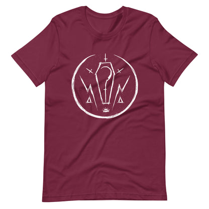 Moon Thunder Death - Men's t-shirt - Maroon Front