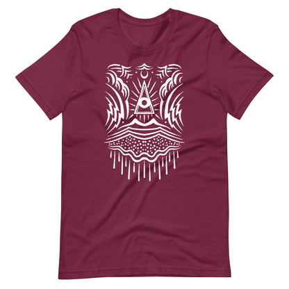 Nature Eye - Men's t-shirt - Maroon Front