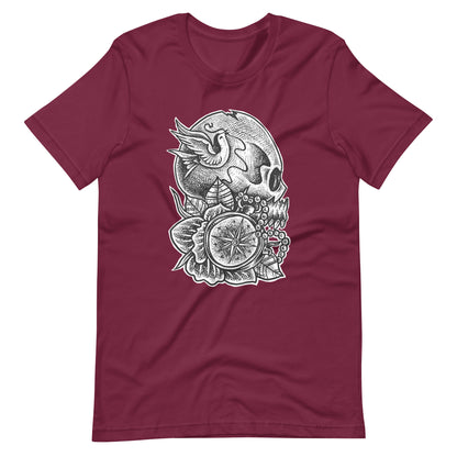Till Death - Men's t-shirt - Maroon Front