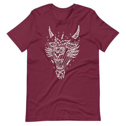 Violent - Men's t-shirt - Maroon Front