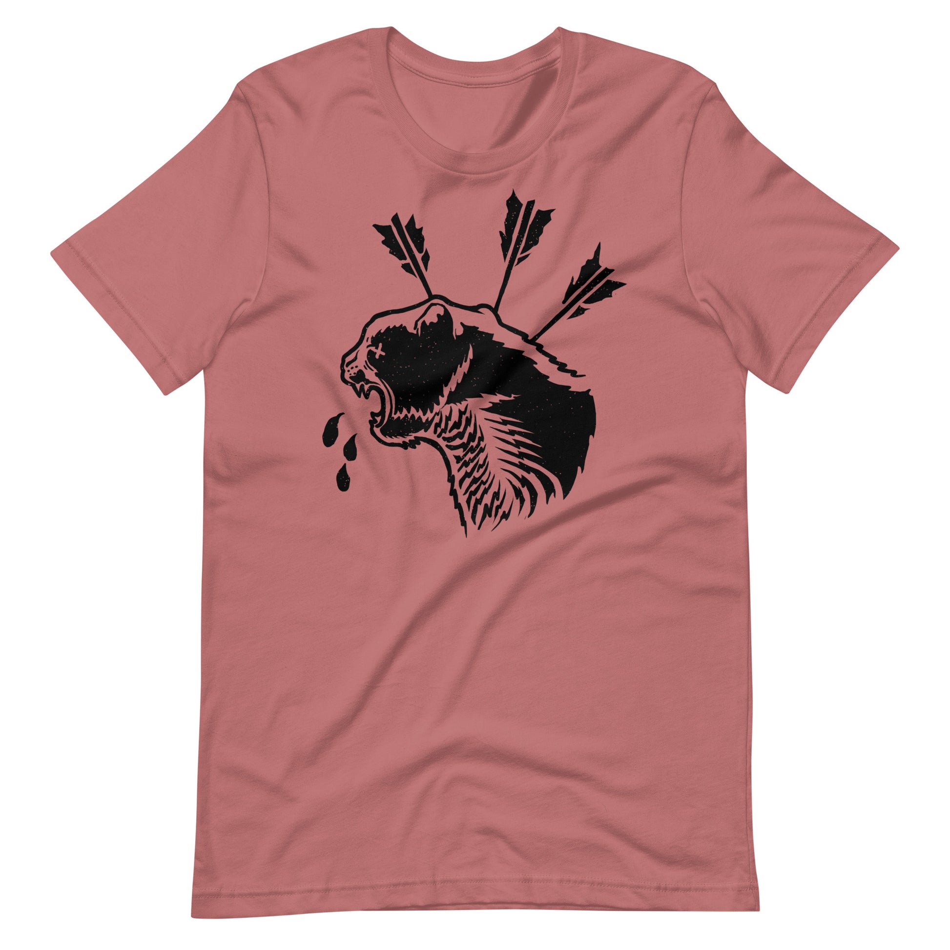 Cat Dead Black - Men's t-shirt - Mauve Front
