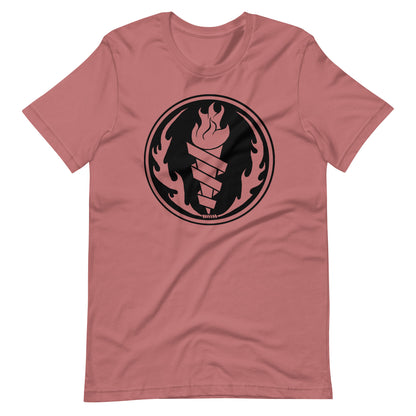 Fire Fire Black - Men's t-shirt - Mauve Front