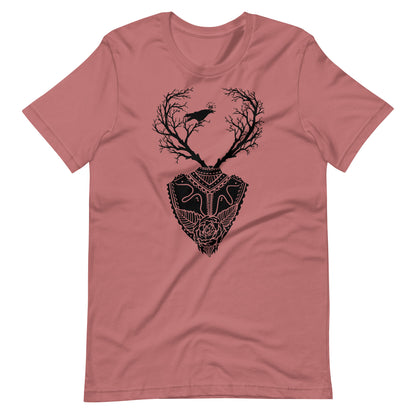 Life Trees Black - Men's t-shirt - Mauve Front