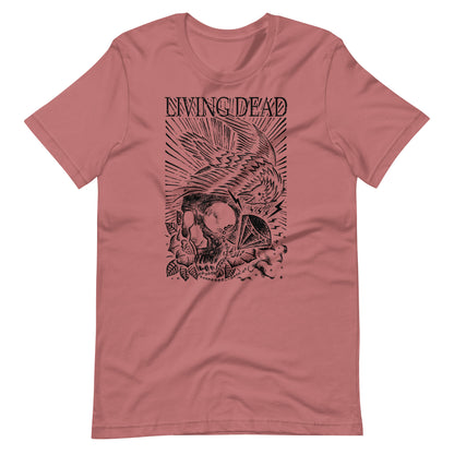 Living Dead Diamond Black - Men's t-shirt - Mauve Front