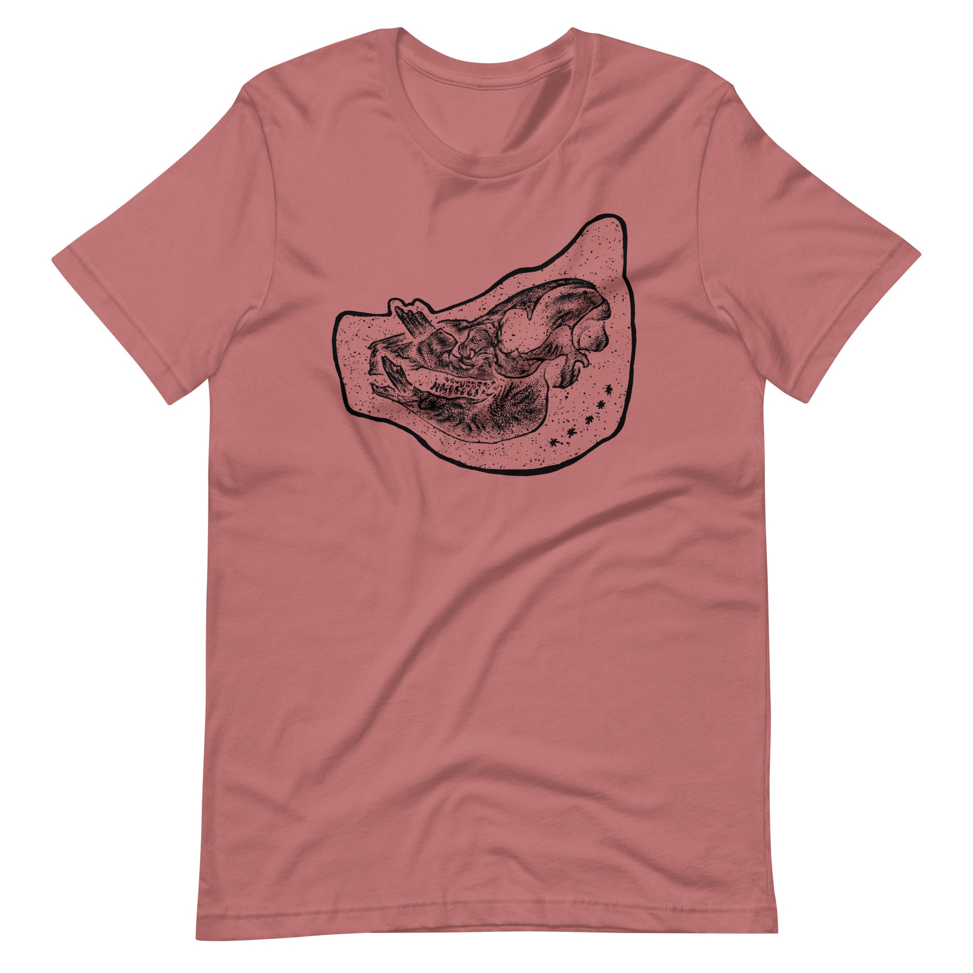 Pig Black - Men's t-shirt - Mauve Front