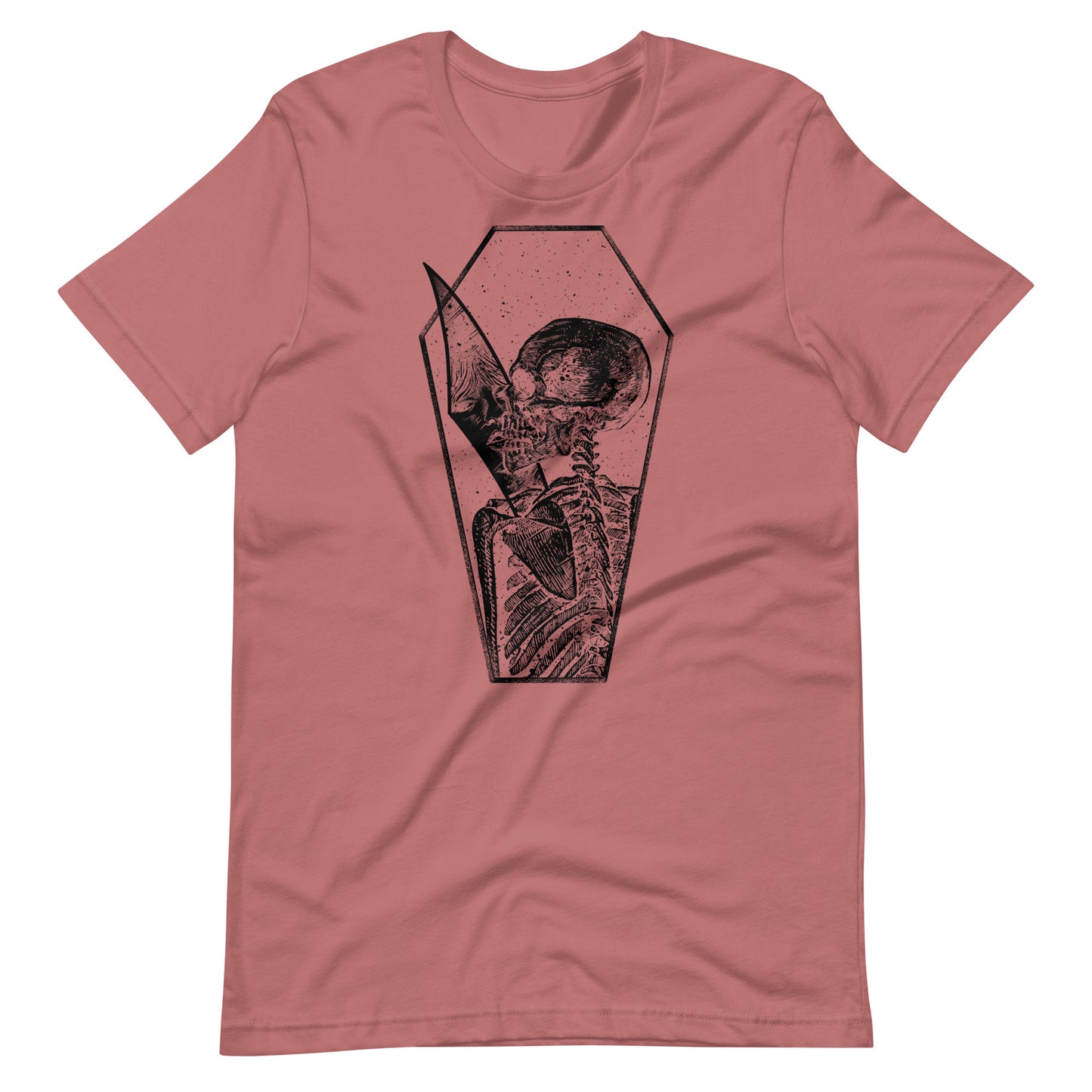 Shadow of Memories Black - Men's t-shirt - Mauve Front