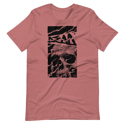 Skull Dead Black - Men's t-shirt - Mauve Front