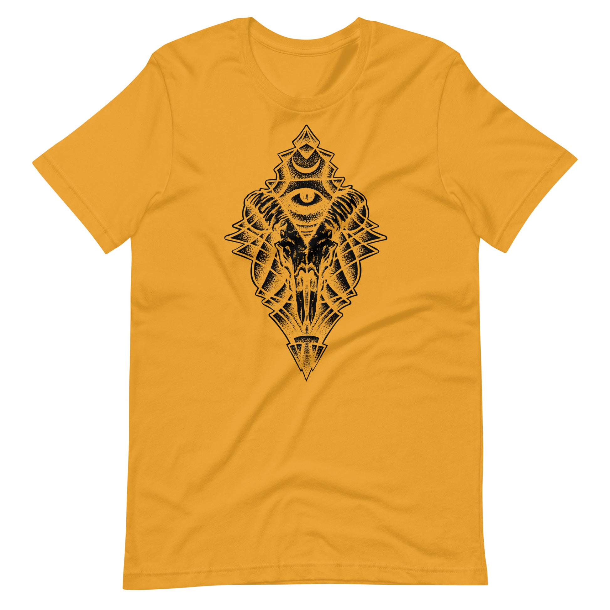 Energy Eye Black - Men's t-shirt - Mustard Front