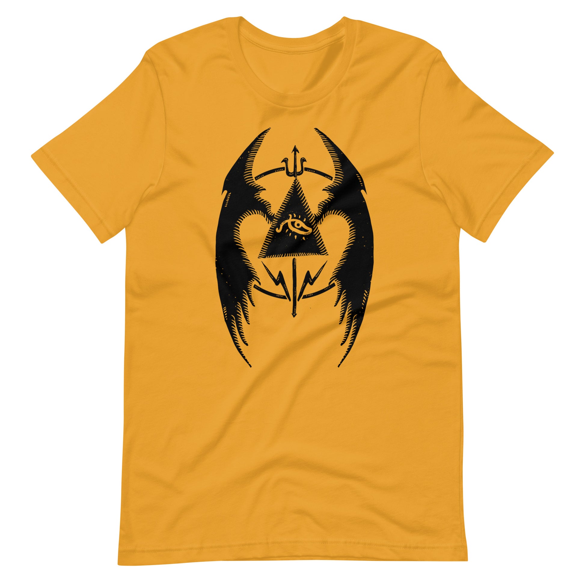 Fly 3 Black - Men's t-shirt - Mustard Front