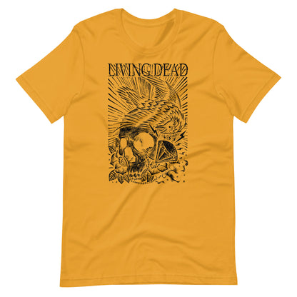 Living Dead Diamond Black - Men's t-shirt - Mustard Front