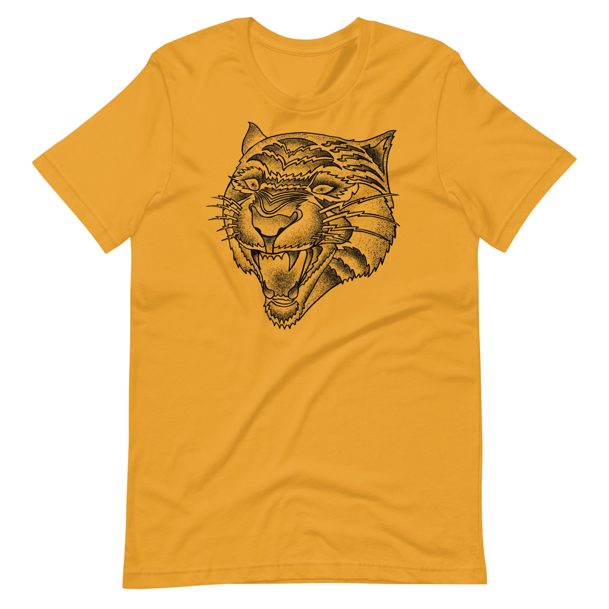 Panther Black - Men's t-shirt - Mustard Front