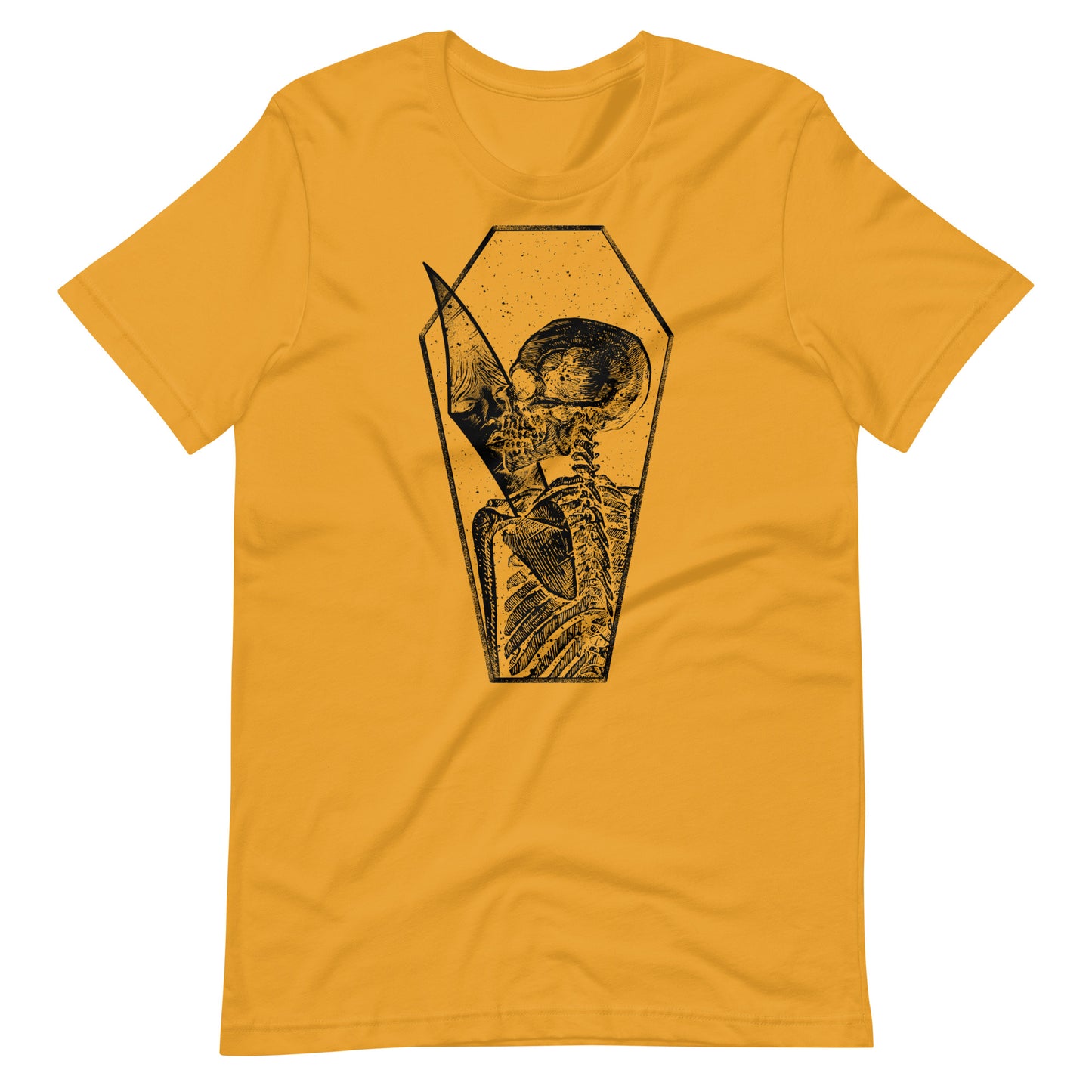 Shadow of Memories Black - Men's t-shirt - Mustard Front