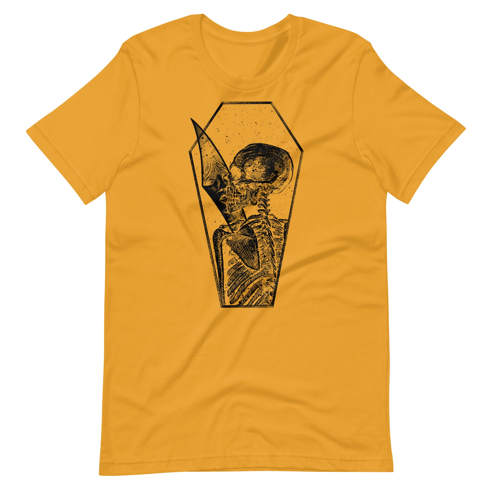 Shadow of Memories Black - Men's t-shirt - Mustard Front