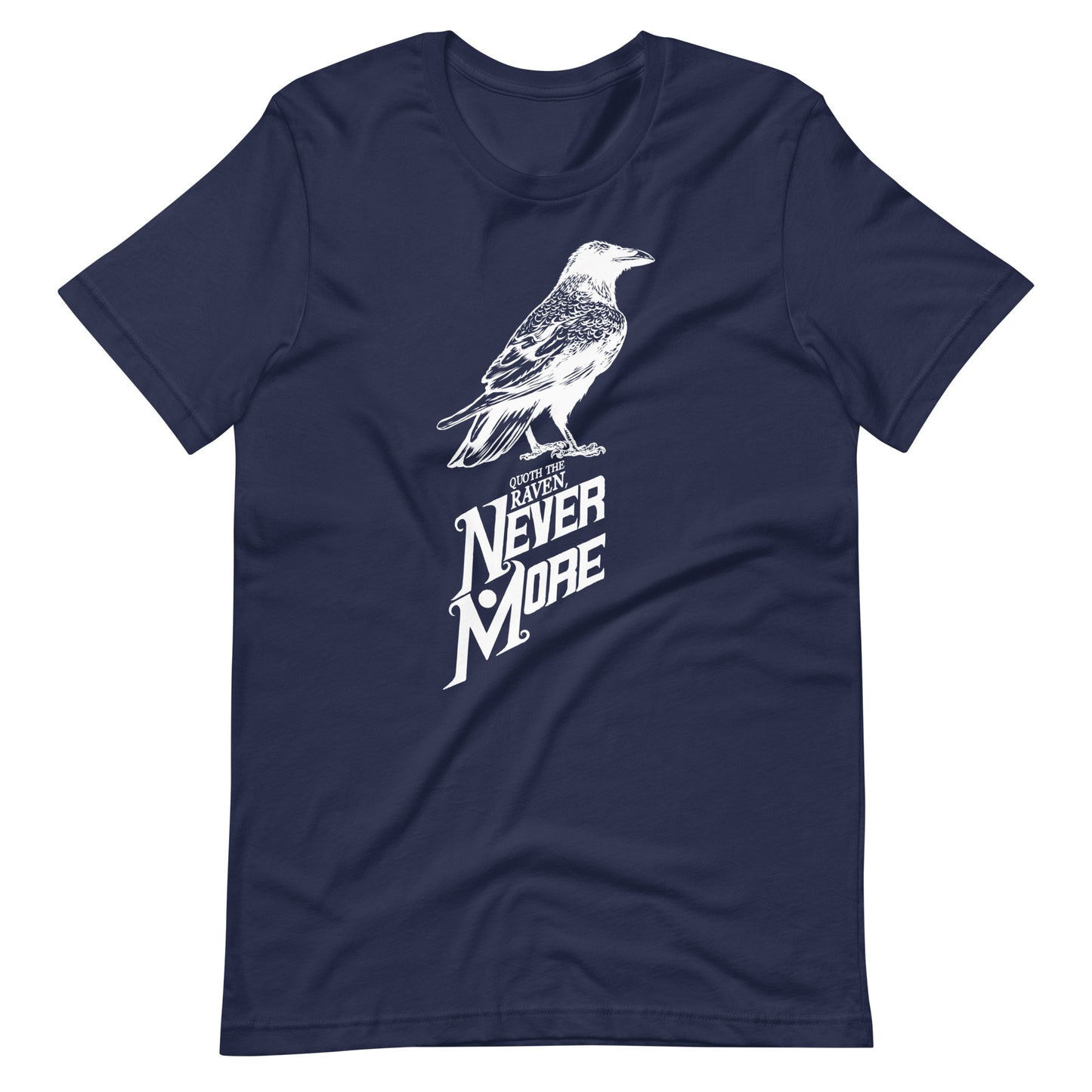 Quoth the Raven Nevermore - Men's t-shirt - Navy Front
