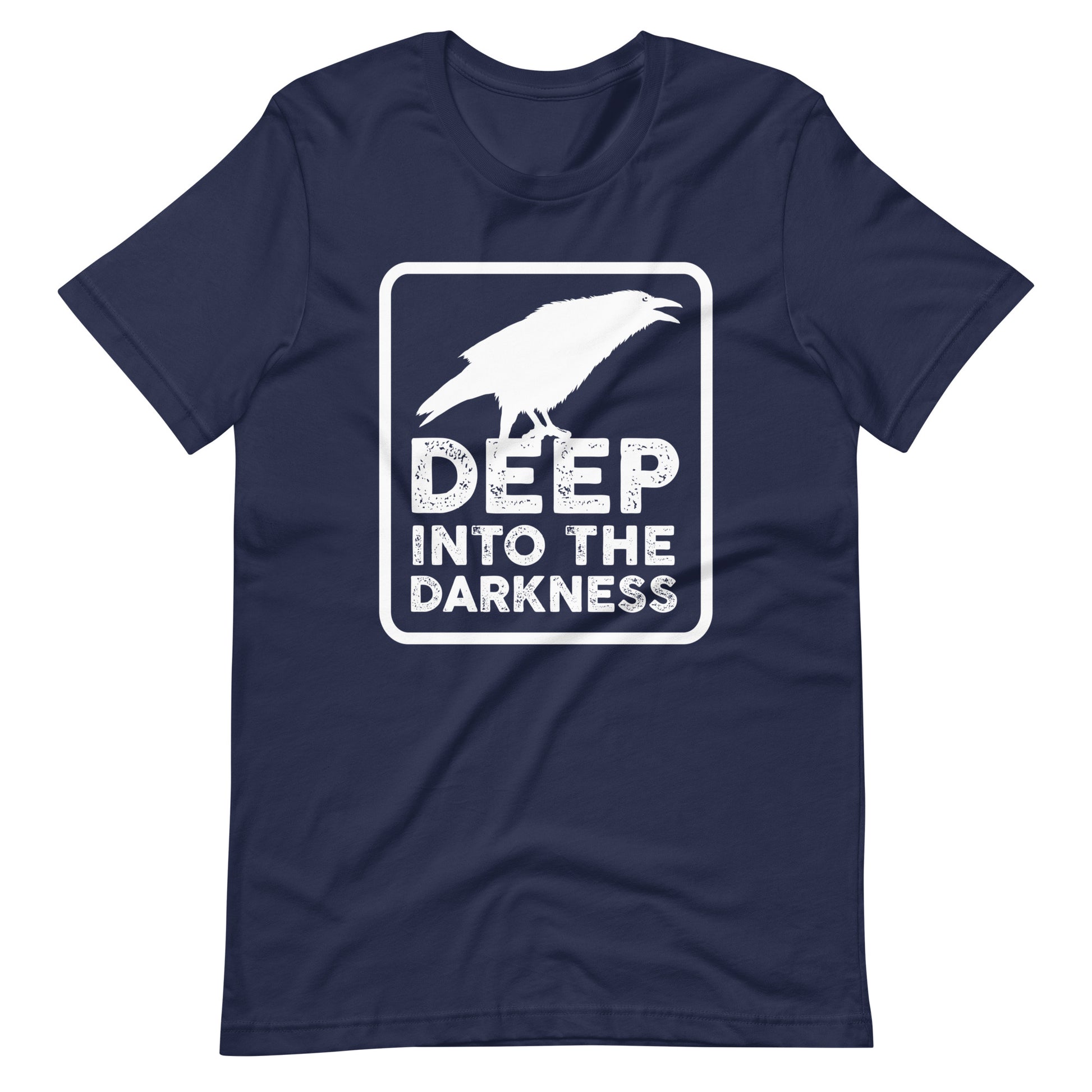 Raven Deep Into the Darkness - Men's t-shirt - Navy Front