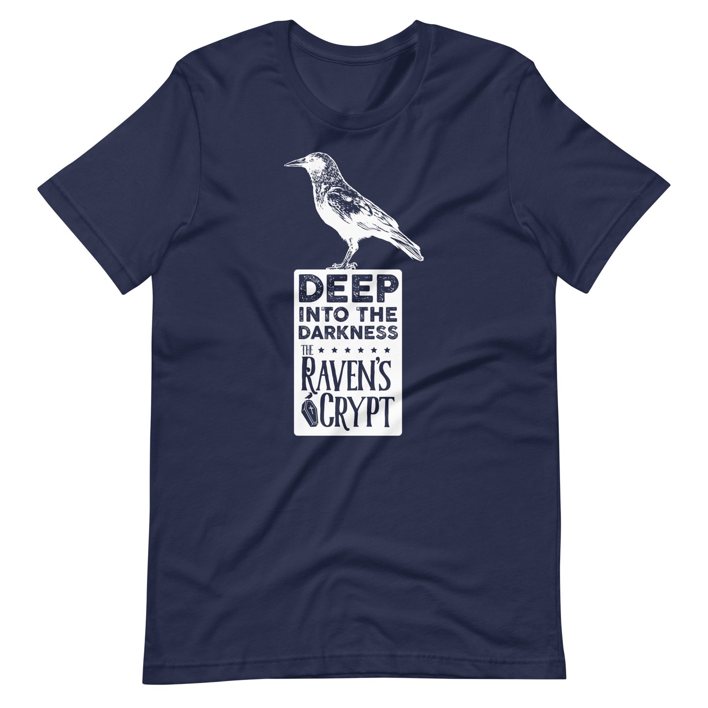 Deep Into the Darkness Crypt 2 - Men's t-shirt- Navy Front