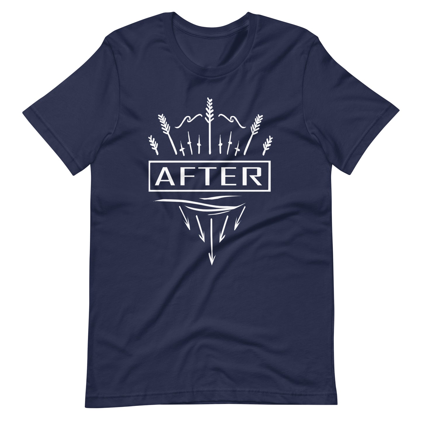 After - Men's t-shirt - Navy Front