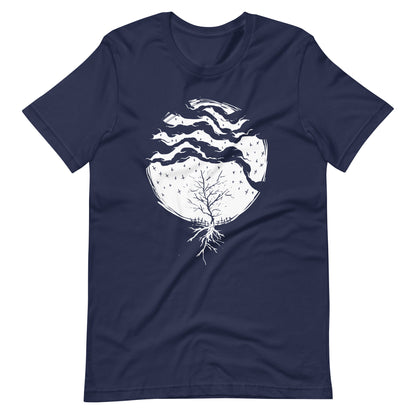 Dead Rain White - Men's t-shirt - Navy Front