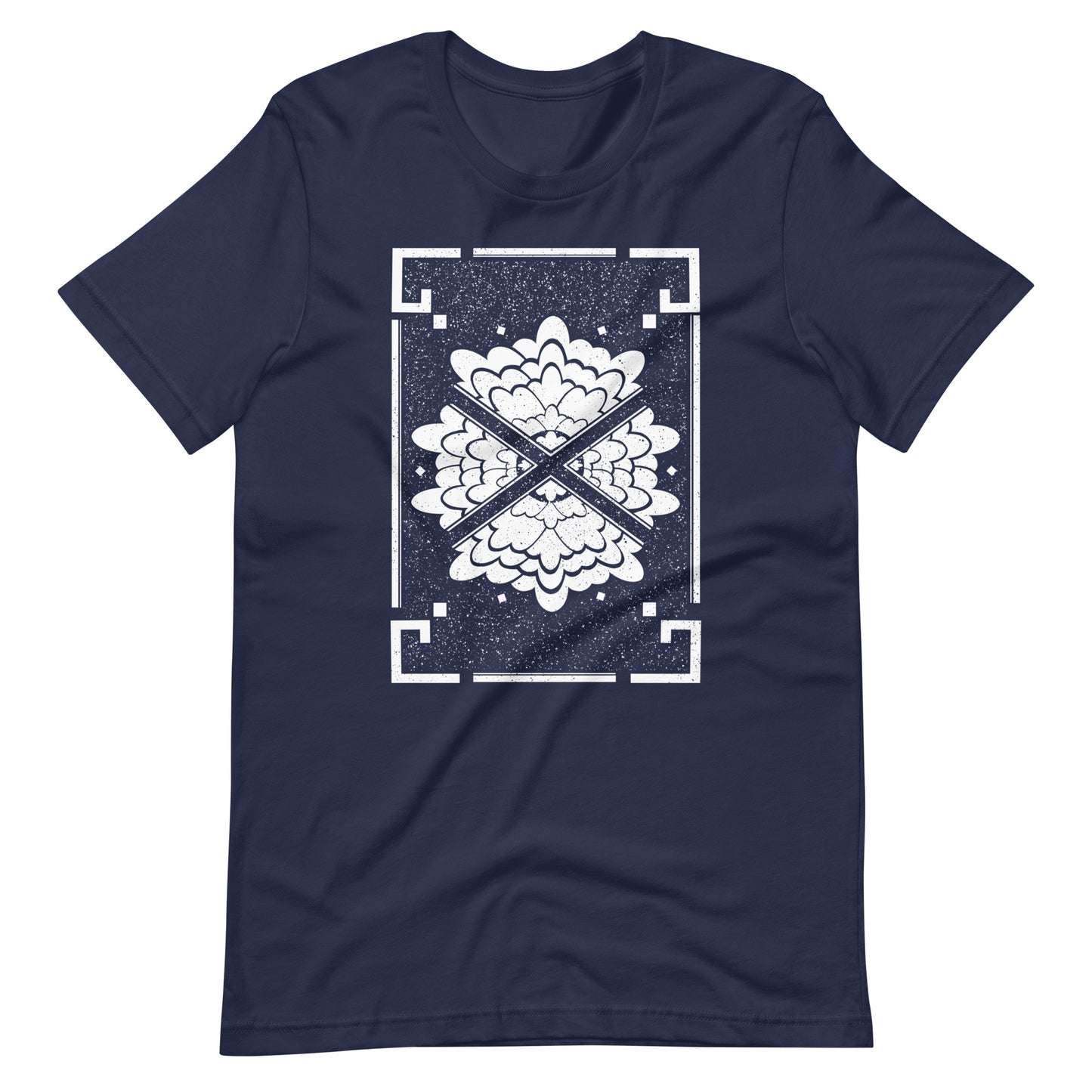 Flower - Men's t-shirt - Navy Front