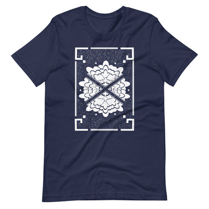 Flower - Men's t-shirt - Navy Front