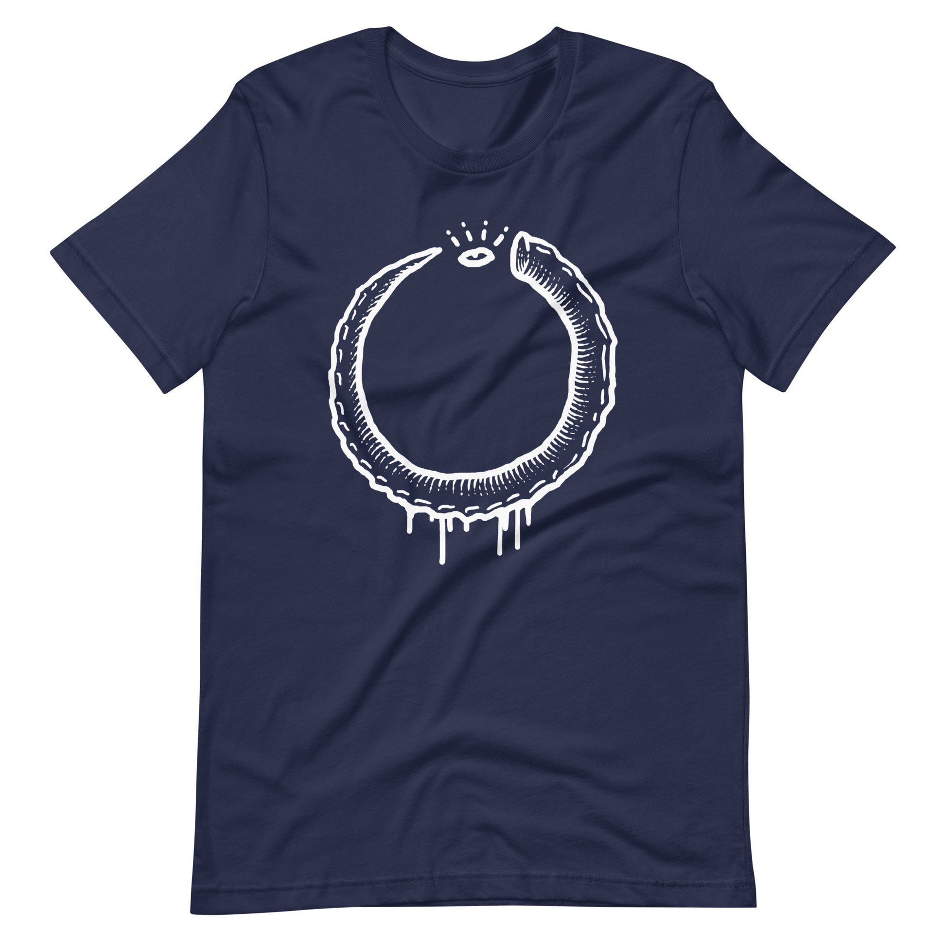 Horns - Men's t-shirt - Navy Front