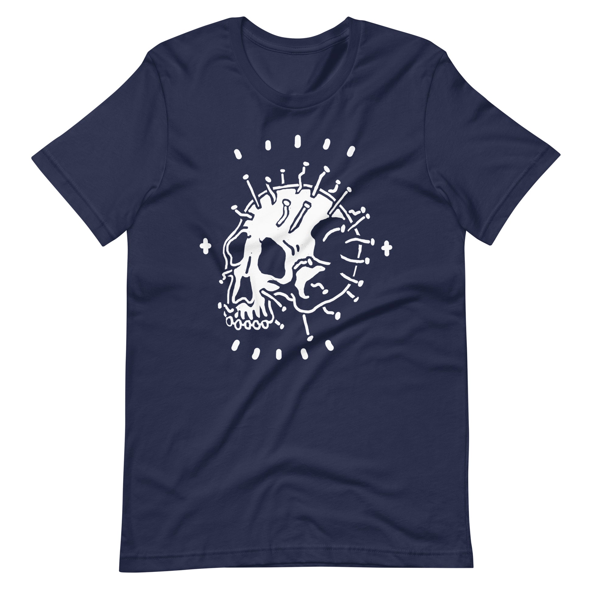 Iron Nails - Men's t-shirt - Navy Front