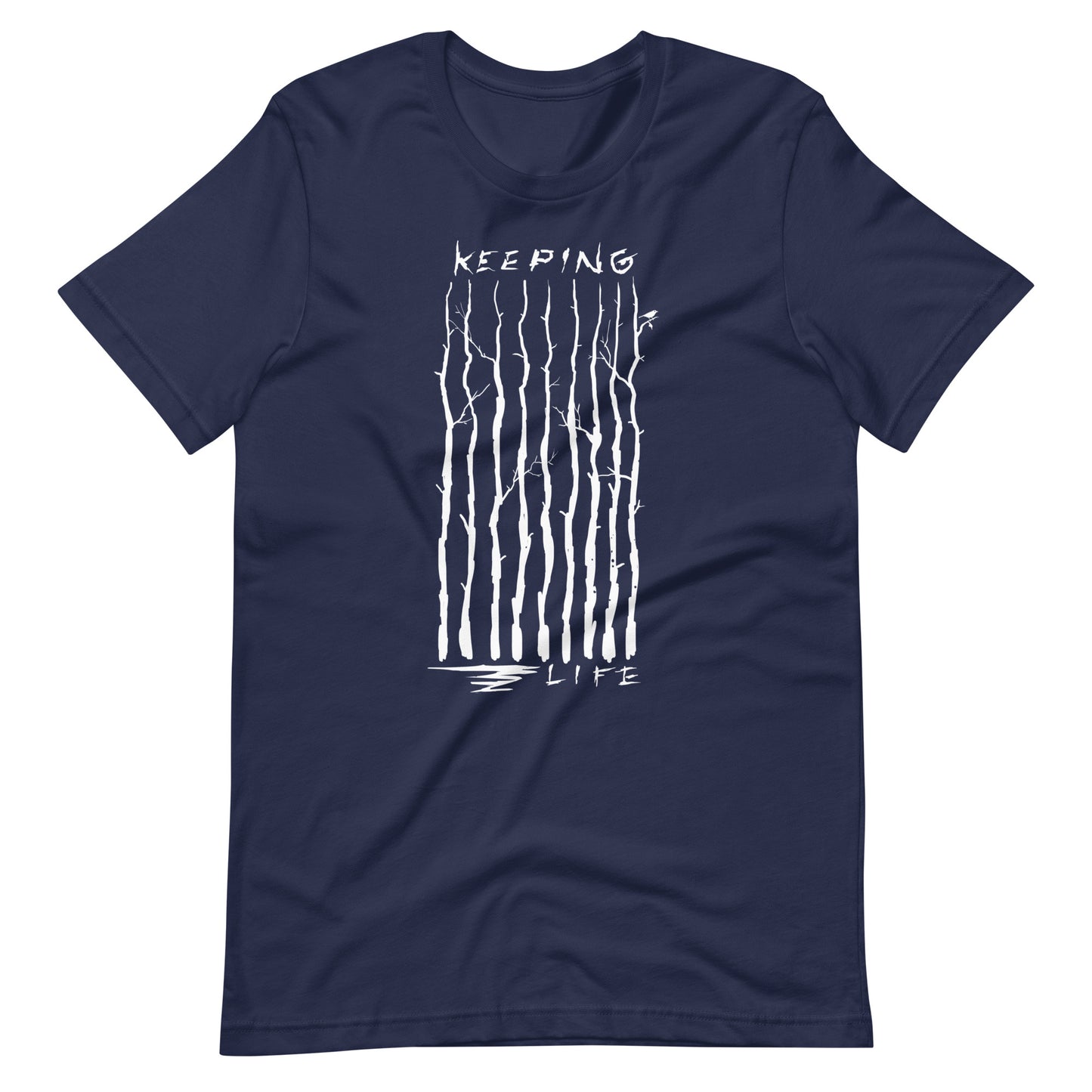 Keeping Lift - Men's t-shirt - Navy Front