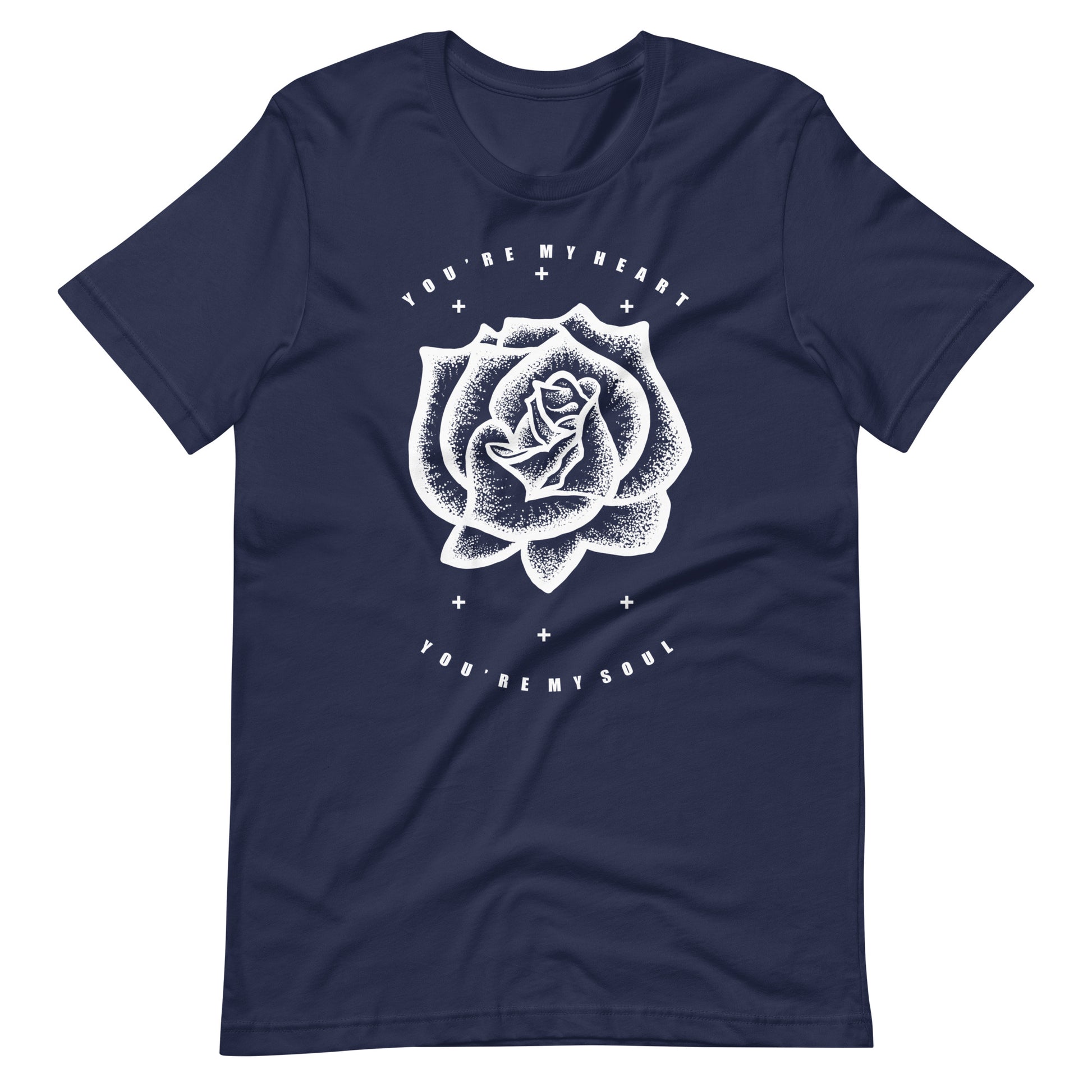 You're My Heart You're My Soul Rose - Men's t-shirt - Navy Front