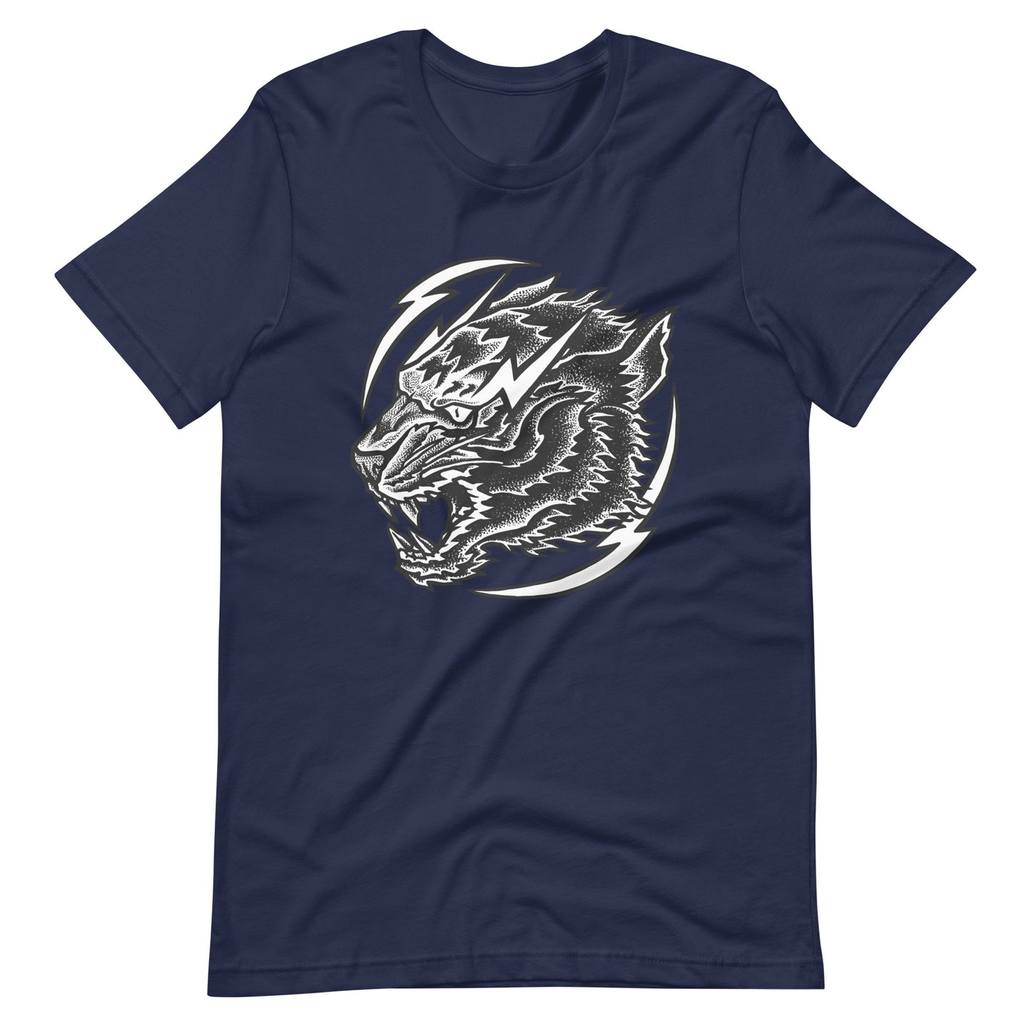 Thunder Tiger - Men's t-shirt - Navy Front