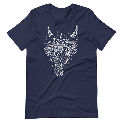 Violent - Men's t-shirt - Navy Front