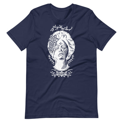Girl Eyes White - Men's t-shirt - Navy Front