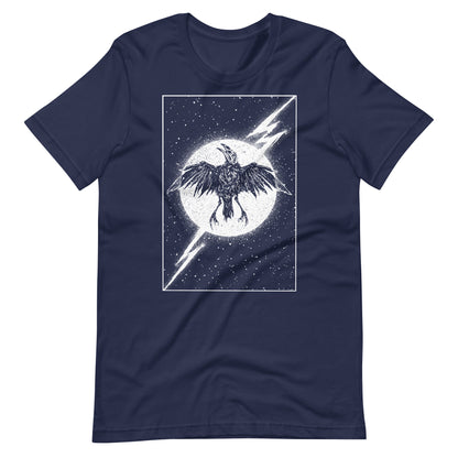 Night Thunder White - Men's t-shirt - Navy Front