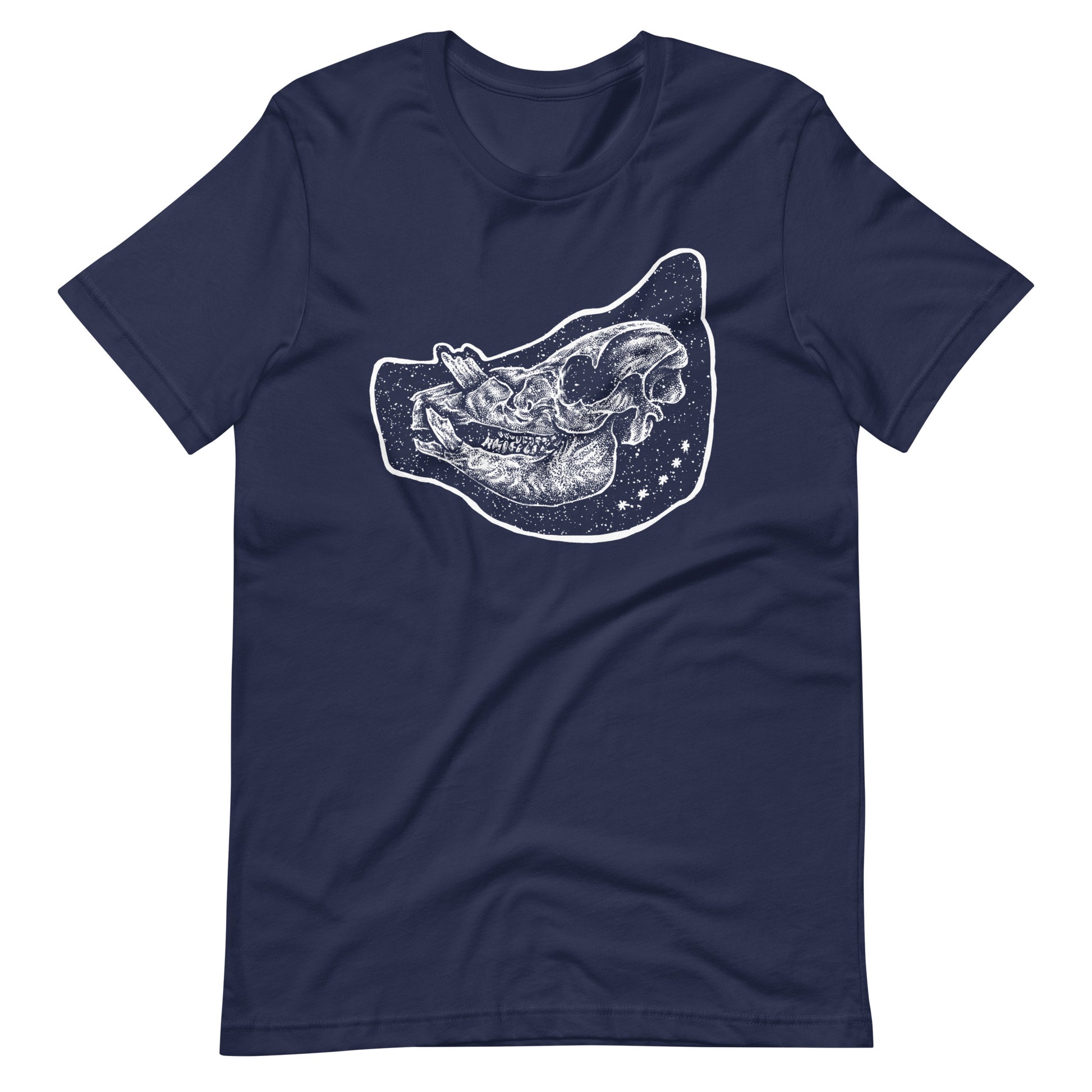 Pig White - Men's t-shirt - Navy Front