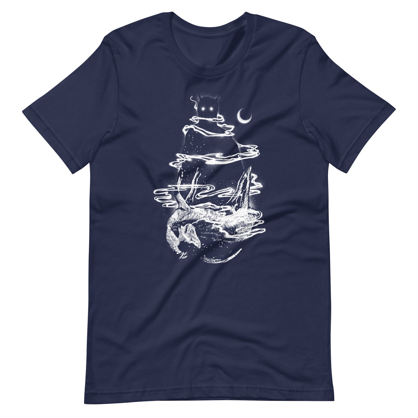 Toxic Fumes White - Men's t-shirt - Navy Front