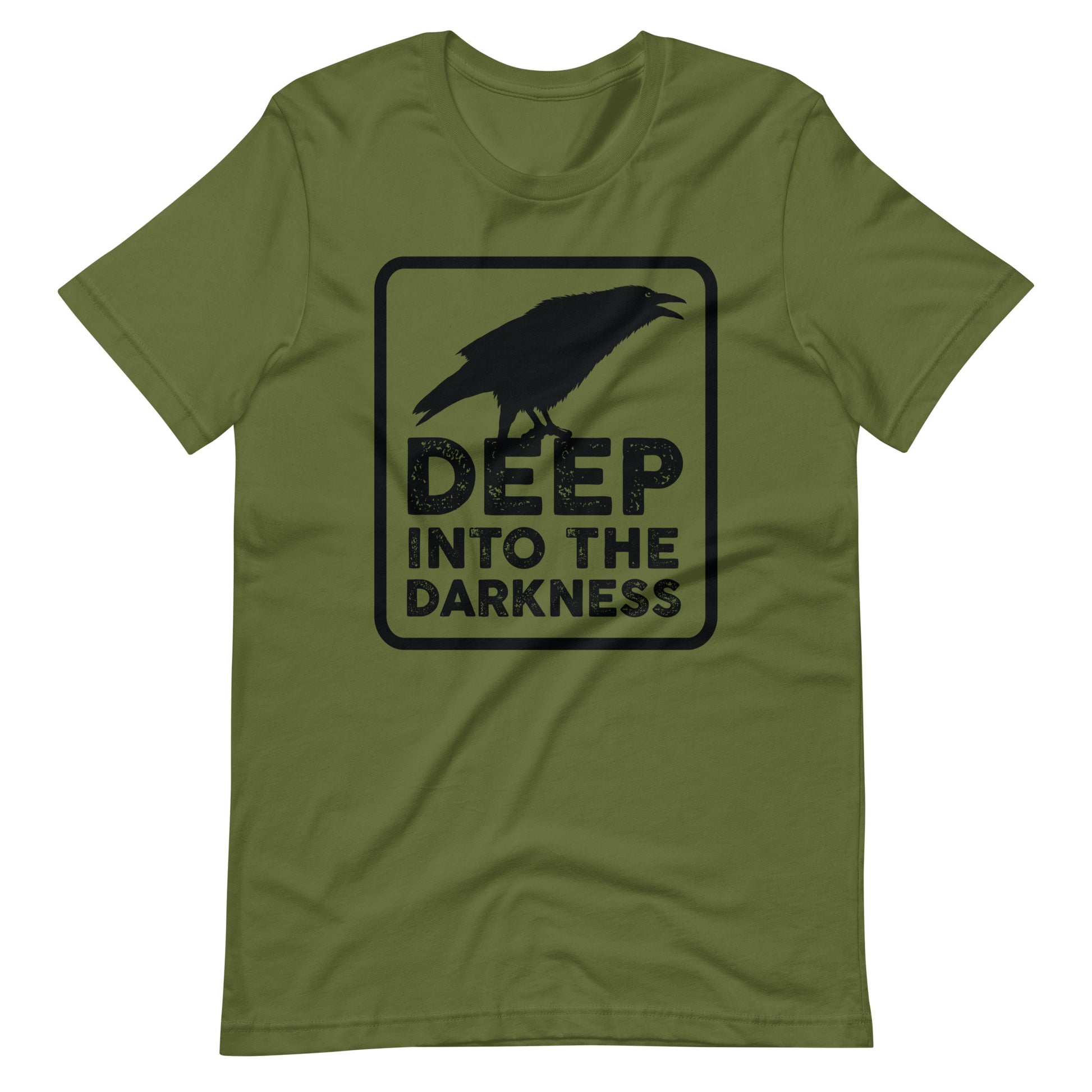 Raven Deep Into the Darkness - Men's t-shirt - Olive Front