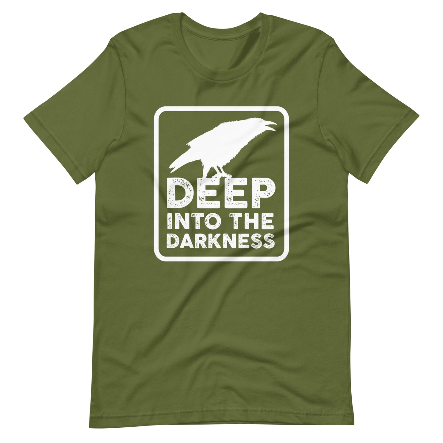 Raven Deep Into the Darkness - Men's t-shirt - Olive Front