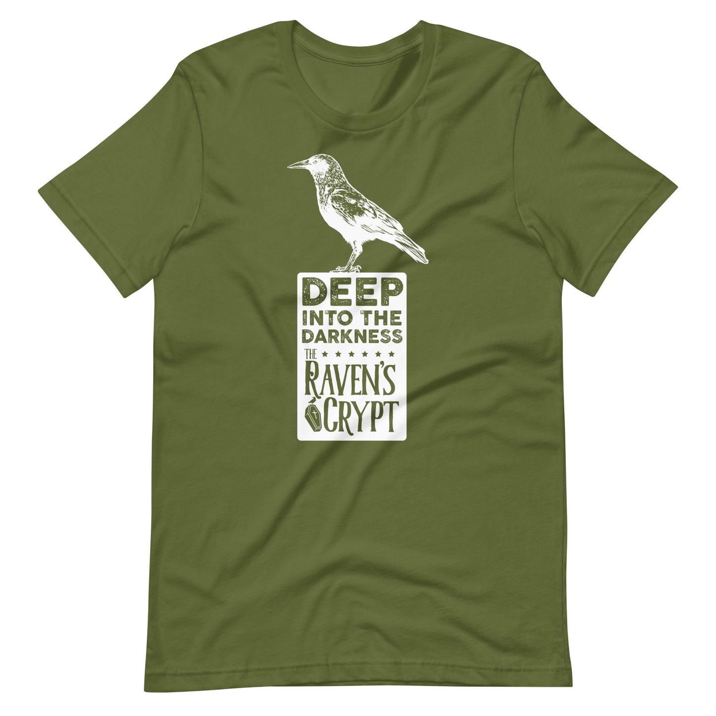 Deep Into the Darkness Crypt 2 - Men's t-shirt - Olive Front