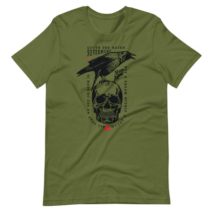 Quoth the Raven - Men's t-shirt - Olive Front