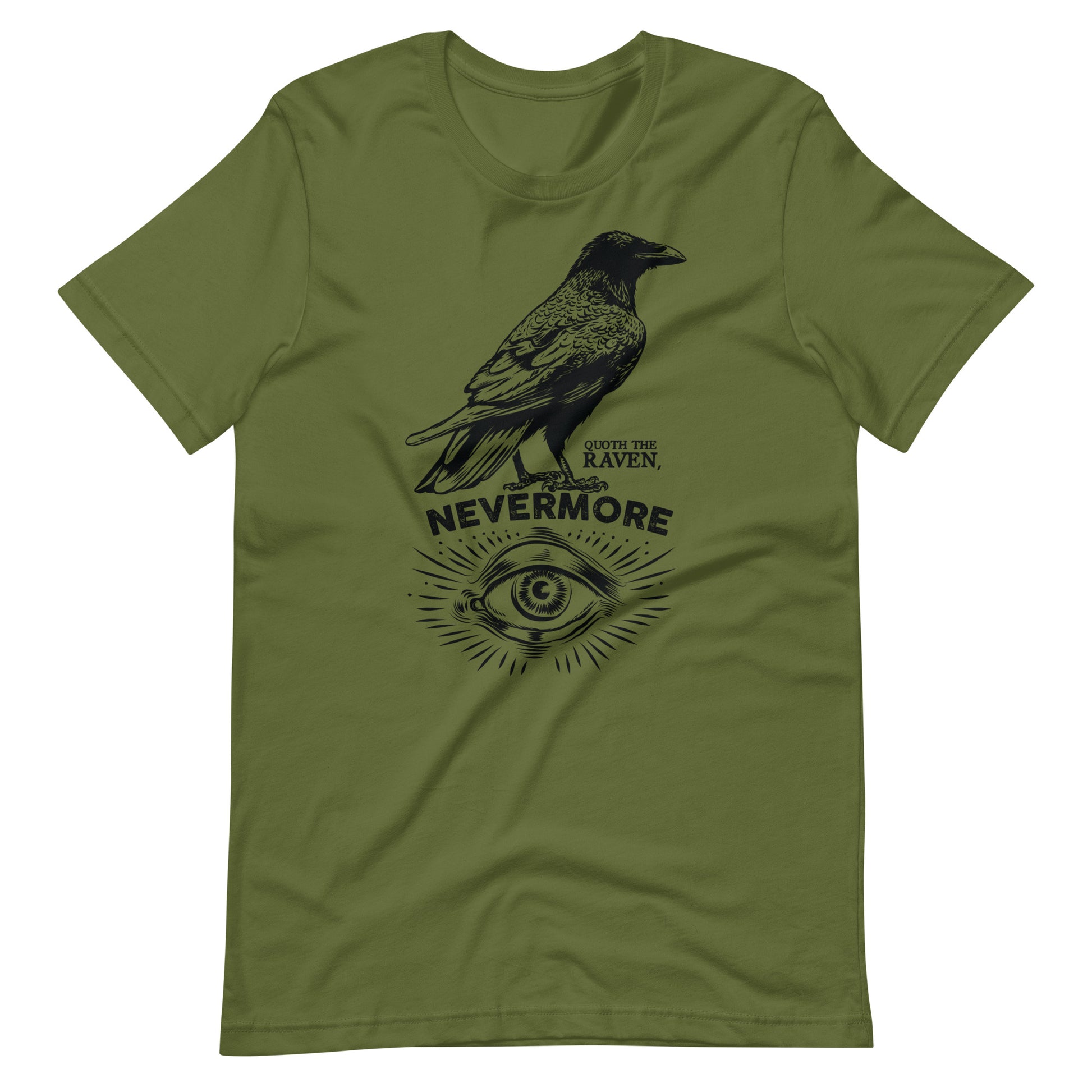 Quoth the Raven Nevermore - Men's t-shirt - Olive Front