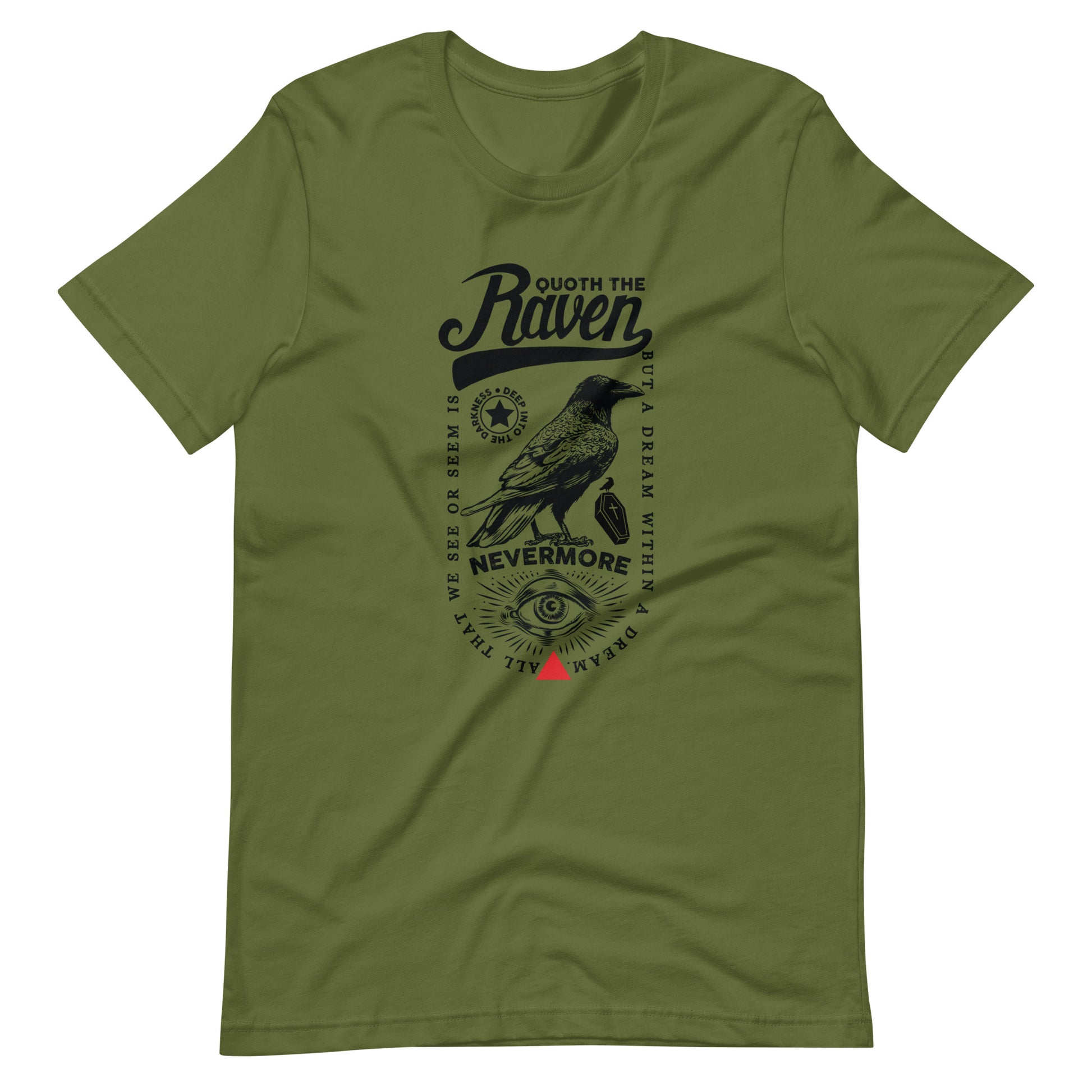 Quoth the Raven Nevermore Loaded - Men's t-shirt - Olive Front