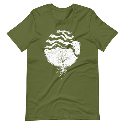 Dead Rain White - Men's t-shirt - Olive Front