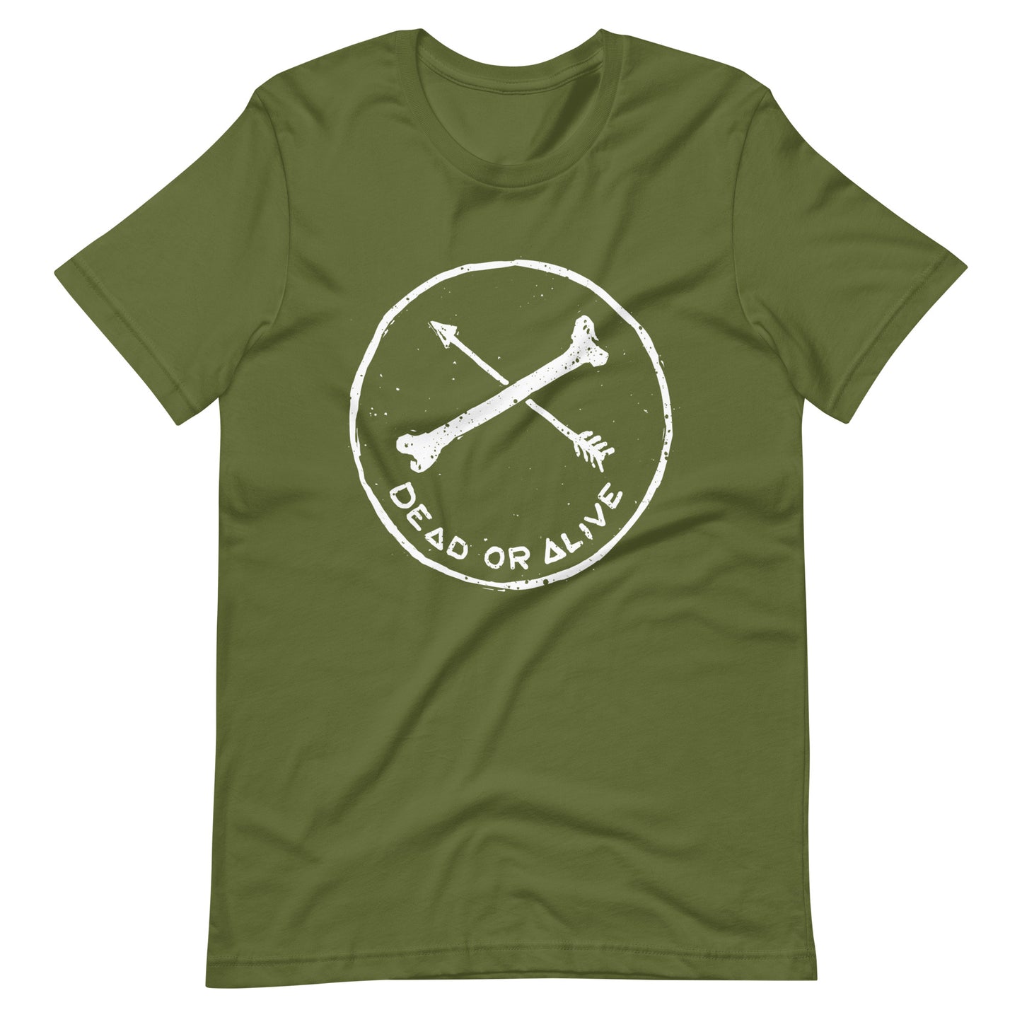 Dead or Alive - Men's t-shirt - Olive Front